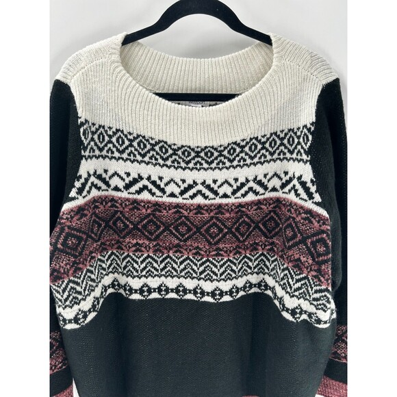 Women's Westport Fair Isle Long Sleeve Sweater Size 3X - Picture 2 of 6